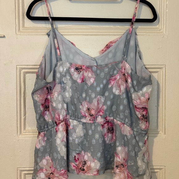 Express Floral Ruffle Tank - Picture 4 of 4